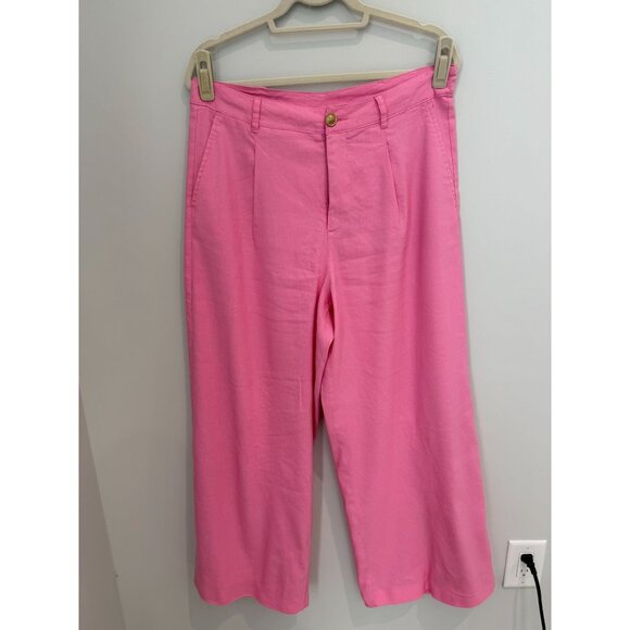 I.N.C. International Concepts Linen-Blend Wide-Leg Pants, size 12 - Picture 3 of 15